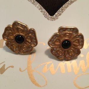 Vintage floral earrings
